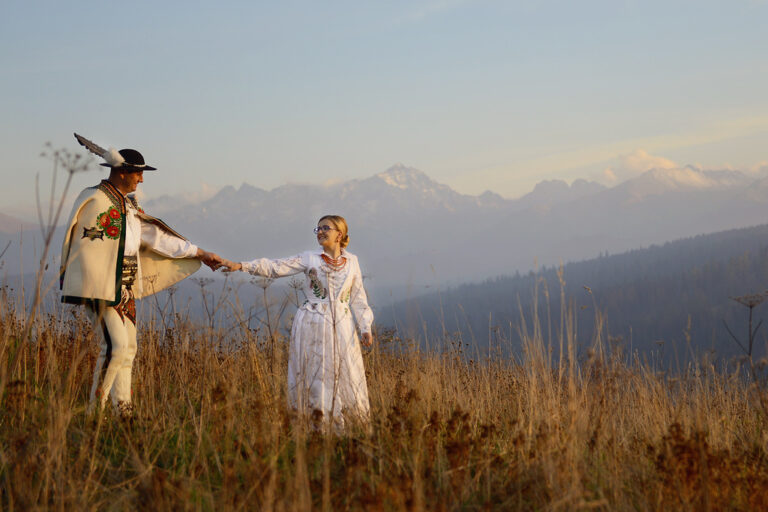 Portret z Tatrami w tle