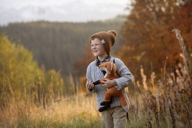 Portret chłopca z lisem