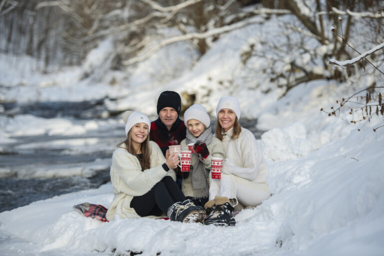 Zimowa fotografia rodzinna w Poroninie